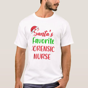 Camiseta Navidades divertidos de enfermeras forenses favori
