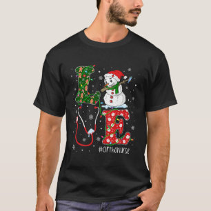 Camiseta Navidades divertidos de enfermería Santa Reindeer