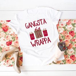 Camiseta Navidades divertidos de Gangsta Wrappa