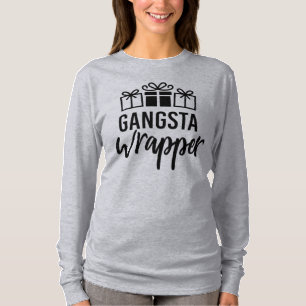 Camiseta Navidades divertidos de Gangsta Wrapper