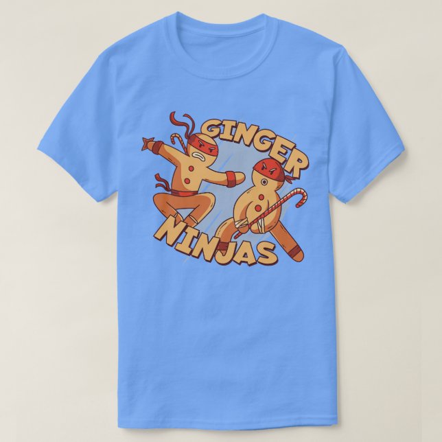 Camiseta Navidades divertidos de Ginger Ninjas (Diseño del anverso)