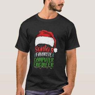 Camiseta Navidades divertidos de ingeniero informático favo