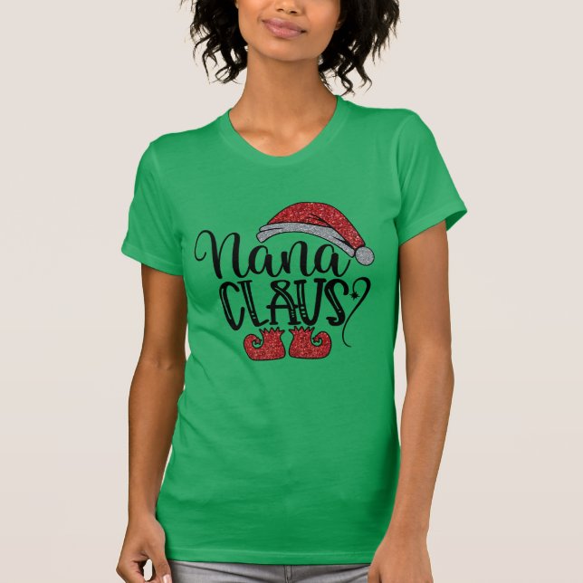 Camiseta navidades divertidos de la cláusula de la abuela n (Anverso)