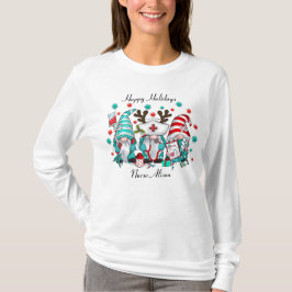 Camiseta Navidades divertidos de la enfermera