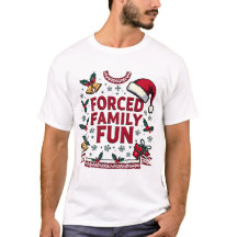 Navidades divertidos de la familia forzada, sarcás
