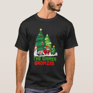 Camiseta Navidades divertidos de la familia Gamer Gnome