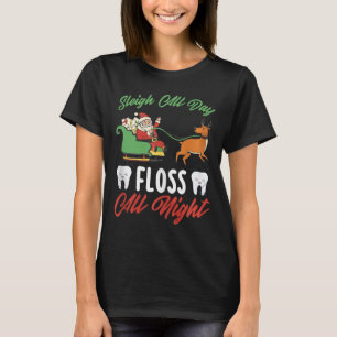 Camiseta Navidades divertidos de la oficina dental navideña