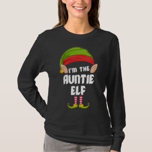 Camiseta Navidades divertidos de la tía Elf que coincidían