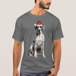 Camiseta Navidades divertidos de los grandes perros daneses