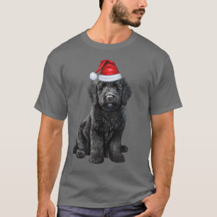 Camiseta Navidades divertidos de los perros de Labradoodle