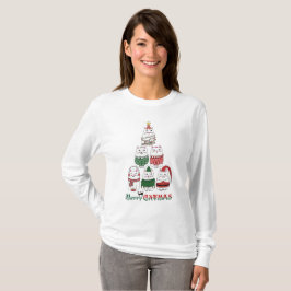 Camiseta Navidades divertidos de Merry Catmas