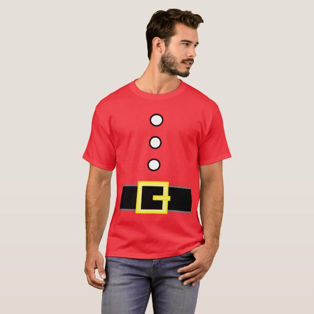 Camiseta Navidades divertidos de Novedad COSTUMBRE DE SANTA (Anverso completo)