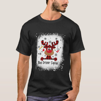 Camiseta Navidades divertidos de renos y motociclistas en b