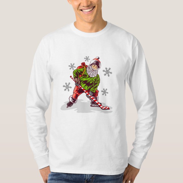 Camiseta Navidades divertidos de Santa Claus (Anverso)