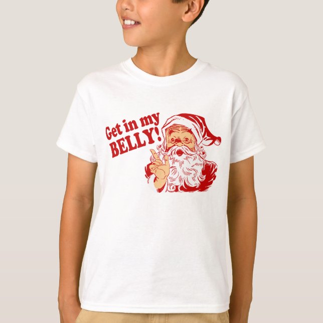 Camiseta Navidades divertidos de Santa Claus (Anverso)