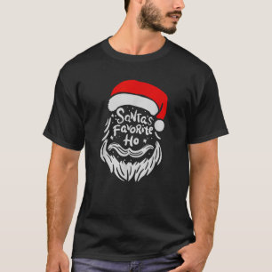 Camiseta Navidades divertidos de Santa Claus Favoritos Ho T