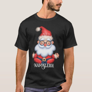 Camiseta Navidades divertidos de Santa Claus Namasleigh