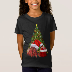 Camiseta Navidades divertidos de Santa Cruz ermitan a los a