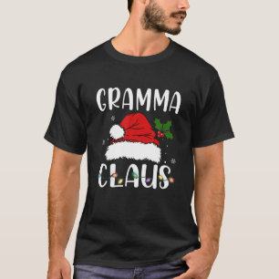 Camiseta Navidades divertidos de Santa Gramma Claus que coi