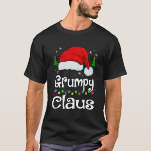 Camiseta Navidades divertidos de Santa Grumpy Claus a la fa