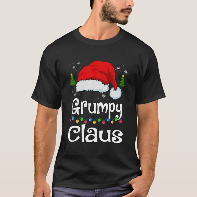 Camiseta Navidades divertidos de Santa Grumpy Claus a la fa (Anverso)