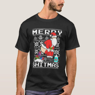 Camiseta Navidades divertidos de Santa María