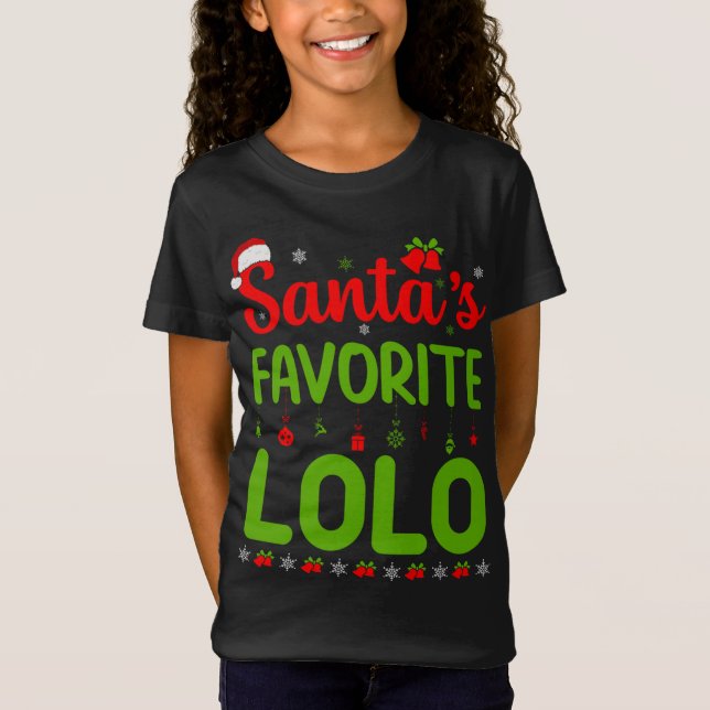Camiseta Navidades divertidos de Santa María, la cereza fav (Anverso)