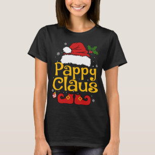 Camiseta Navidades divertidos de Santa Pappy Claus en famil