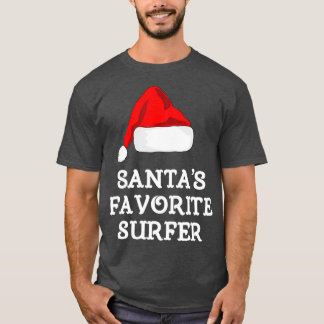 Camiseta Navidades divertidos de Surfista favorito de los a