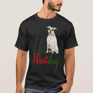 Camiseta Navidades divertidos de White Pit Bull salen de Na