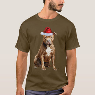 Camiseta Navidades divertidos del Bulldog de café lindo