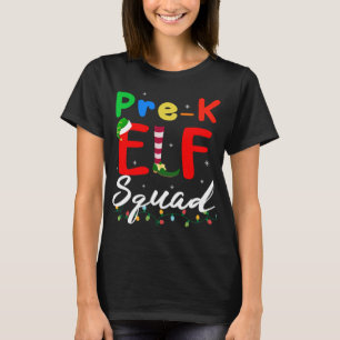 Camiseta Navidades divertidos del ELF pre-K - profesor del