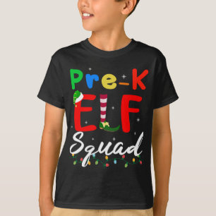 Camiseta Navidades divertidos del ELF pre-K - profesor del