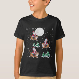 Camiseta Navidades divertidos del gato de Ragdoll Tree