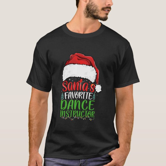 Camiseta Navidades divertidos del instructor de danza favor (Anverso)