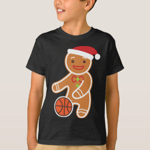 Camiseta Navidades divertidos del jugador de baloncesto Gin