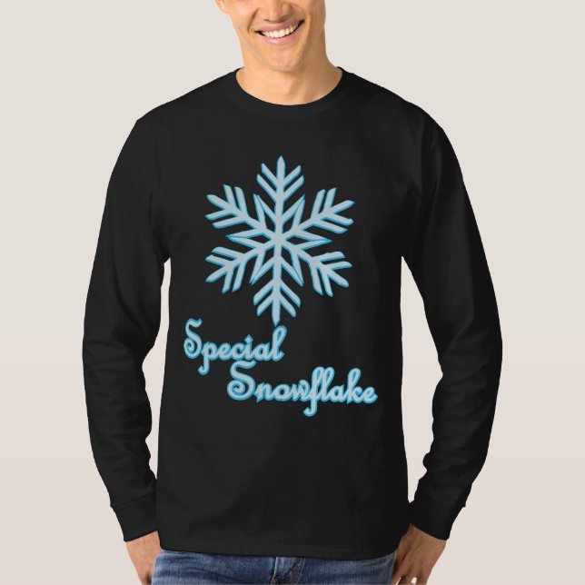 Camiseta Navidades divertidos del Snowflake Especial (Anverso)