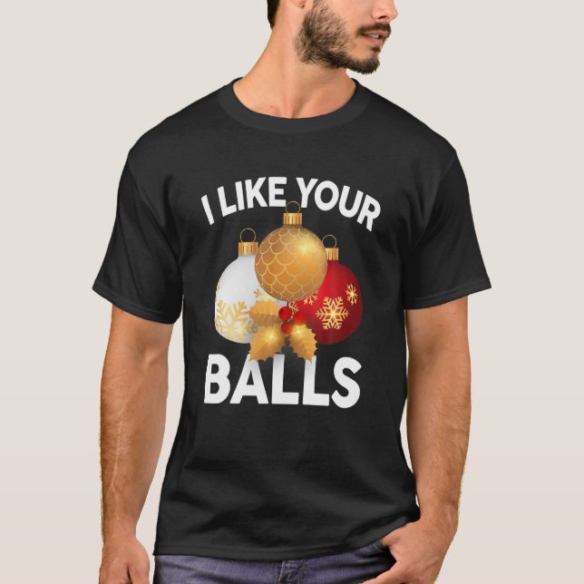 Camiseta Navidades divertidos dicen que me gusta tu familia (Anverso)