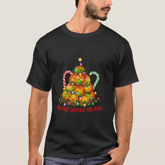 Camiseta Navidades divertidos disfrazan Humor de Santa Básq (Anverso)