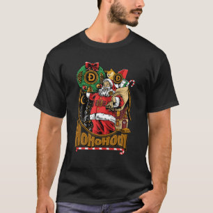 Camiseta Navidades divertidos Dogecoin Doge Moneda Cripta D