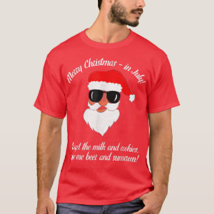 Camiseta Navidades divertidos en julio