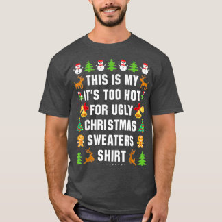 Camiseta Navidades divertidos en julio de vacaciones de ver