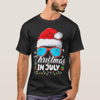 Camiseta Navidades divertidos en julio Gafas de sol de Sant