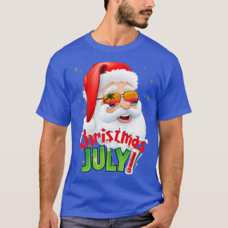 Camiseta Navidades divertidos en julio Gafas de sol de vera