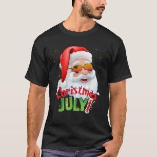 Camiseta Navidades divertidos en julio Gafas de sol de vera