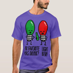 Camiseta Navidades divertidos encienden el juego de palabra