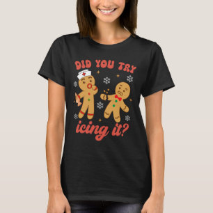 Camiseta Navidades Divertidos Enfermeras Gingerbread Hombre