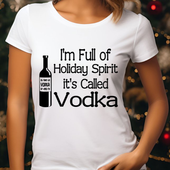 Camiseta Navidades divertidos estoy lleno del espíritu navi (Subido por el creador)