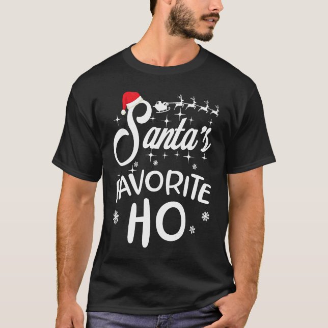 Camiseta Navidades divertidos favoritos de Santa Lucía Diss (Anverso)