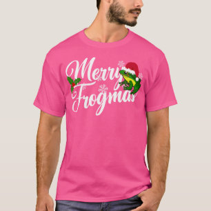 Camiseta Navidades divertidos Frog Merry Frogmas Xmas Frogs